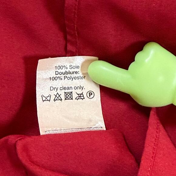 Madewell Lucie Puff-Sleeve Smocked Mini Dress Red Women’s Sz 6 - Picture 4 of 6